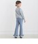 ストレッチ裾フリルスリムパンツ(90~150cm)
