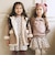 【お揃い】【reductionコラボ】レオパードフローラルペプラムショートパンツ(90~150cm)