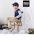 【POLO BCS(ポロ・ビーシーエス)×SLAP SLIPコラボ】【お揃い】POLO総柄プリントTシャツ+クマさん刺しゅうベスト2点セット(80~130cm)