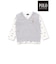 【POLO BCS(ポロ・ビーシーエス)×SLAP SLIPコラボ】【お揃い】POLO総柄プリントTシャツ+クマさん刺しゅうベスト2点セット(80~130cm)