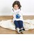 【スララク/防汚加工/オーガニックコットン】わくわく男の子半袖Tシャツ(80~130cm)