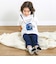 【スララク/防汚加工/オーガニックコットン】わくわく男の子半袖Tシャツ(80~130cm)