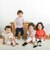 【スララク/防汚加工/オーガニックコットン】わくわく男の子半袖Tシャツ(80~130cm)