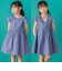 【店舗限定】【前後着用可能】ダンガリーフリル襟カシュクールワンピース(95~150cm)<br>