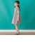 【店舗限定】【前後着用可能】ダンガリーフリル襟カシュクールワンピース(95~150cm)<br>