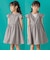 【店舗限定】【前後着用可能】ダンガリーフリル襟カシュクールワンピース(95~150cm)<br>