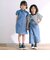 【PEANUTS×SLAP SLIP】75周年カンガルーポケット付きサロペット(80~120cm)