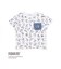 【PEANUTS×SLAP SLIP】75周年スヌーピーいっぱいポケット付き総柄Tシャツ(80~130cm)