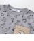 【PEANUTS×SLAP SLIP】75周年スヌーピーいっぱいポケット付き総柄Tシャツ(80~130cm)