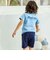 ペンキ風BEロゴプリント半袖天竺Tシャツ(80~150cm)