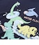 【水にぬれると色が変わる！？】恐竜水遊びプリントTシャツ(80~130cm)