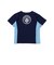 【Manchester City(マンチェスターシティ)コレクション】天竺バックロゴ半袖Tシャツ(110~150cm)