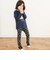 【スララク/防汚加工/オーガニックコットン】前後フリーで時短！パパパッと穿ける9分丈前向きパンツ(80~120cm)