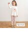 【スララク/防汚加工/オーガニックコットン】ときめき女の子長袖Tシャツ(80~130cm)