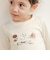 【スララク/防汚加工/オーガニックコットン】ときめき女の子長袖Tシャツ(80~130cm)