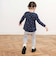 【スララク/防汚加工/オーガニックコットン】ときめき女の子長袖Tシャツ(80~130cm)
