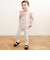 【スララク/防汚加工/オーガニックコットン】ときめき女の子長袖Tシャツ(80~130cm)