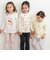 【スララク/防汚加工/オーガニックコットン】ときめき女の子長袖Tシャツ(80~130cm)