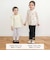 【スララク/防汚加工/オーガニックコットン】ときめき女の子長袖Tシャツ(80~130cm)