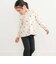 【スララク/防汚加工/オーガニックコットン】ときめき女の子長袖Tシャツ(80~130cm)