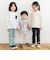 【スララク/防汚加工/オーガニックコットン】ときめき女の子長袖Tシャツ(80~130cm)