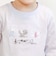 【スララク/防汚加工/オーガニックコットン】ときめき女の子長袖Tシャツ(80~130cm)