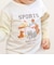 【スララク/防汚加工/オーガニックコットン】わくわく男の子長袖Tシャツ(80~130cm)