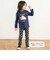 【スララク/防汚加工/オーガニックコットン】わくわく男の子長袖Tシャツ(80~130cm)