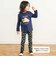 【スララク/防汚加工/オーガニックコットン】わくわく男の子長袖Tシャツ(80~130cm)