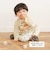 【スララク/防汚加工/オーガニックコットン】わくわく男の子長袖Tシャツ(80~130cm)