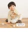 【スララク/防汚加工/オーガニックコットン】わくわく男の子長袖Tシャツ(80~130cm)