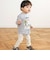 【スララク/防汚加工/オーガニックコットン】わくわく男の子長袖Tシャツ(80~130cm)