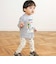 【スララク/防汚加工/オーガニックコットン】わくわく男の子長袖Tシャツ(80~130cm)