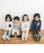 【スララク/防汚加工/オーガニックコットン】わくわく男の子長袖Tシャツ(80~130cm)