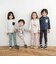 【スララク/防汚加工/オーガニックコットン】わくわく男の子長袖Tシャツ(80~130cm)