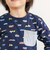 【スララク/防汚加工/オーガニックコットン】わくわく男の子長袖Tシャツ(80~130cm)