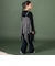 天竺長袖Tシャツｘロングキャミソールセット(110~150cm)