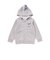 ツンツン恐竜トサカフード付きフルジップパーカー(80~120cm)