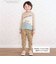 【お揃い】チェックくるま総柄ロングパンツ(80~130cm)