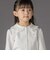 丸襟フリル長袖ブラウス(95~150cm)