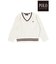 【POLO BCS(ポロ・ビーシーエス)×SLAP SLIPコラボ】襟ライン入りVネックトラッドニットプルオーバー(80~130cm)