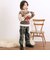 パイピングチェックサイドラインロングパンツ(80~130cm)