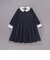 サイロコンパクトツイルレース襟袖ワンピース(110~130cm)