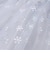 ふわふわドット雪柄チュールセミフレアスカッツ(80~120cm)