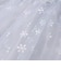 ふわふわドット雪柄チュールセミフレアスカッツ(80~120cm)
