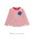【原作クレヨンしんちゃん×はぴだんぶい×SLAPSLIP】デニムポケット付きバックプリントTシャツ(80~120cm)
