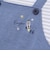 【お揃い】ボーダーTシャツ重ね着風長袖ロンパース(70~80cm)