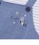 【お揃い】ボーダーTシャツ重ね着風長袖ロンパース(70~80cm)