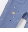 【お揃い】ボーダーTシャツ重ね着風長袖ロンパース(70~80cm)