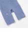 【お揃い】ボーダーTシャツ重ね着風長袖ロンパース(70~80cm)